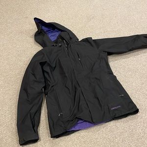 Womens black Patagonia winter coat